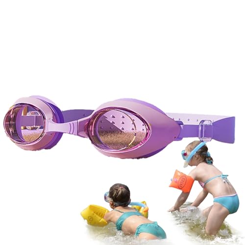 jlceh Kinder-Schwimmbrille,Kinder-Wasserbrille - Hochauflösende weiche Kinderbrille zum Schwimmen | Bequeme, niedliche Tauchausrüstung, elastische, rutschfeste Wasserbrille für Kinder, Jungen und von jlceh