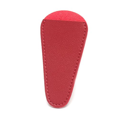 jojnsha Einfarbige kleine Stickschere, Etui, Nähwerkzeug, Hülse, Wimpernzange, Schutztasche, Fadenschneidewerkzeugkoffer, rot, 8*4*1CM von jojnsha