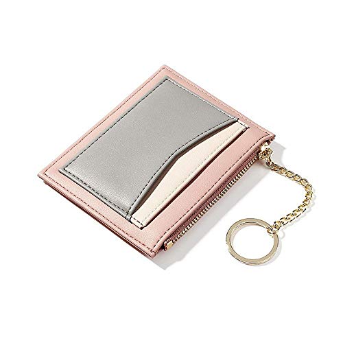 jonam Geldbörse für Damen Neue Geldbörse Mode Multi-Card-Reißverschluss-Karten-Paket Multifunktions-Wallet (Color : Pink) von jonam