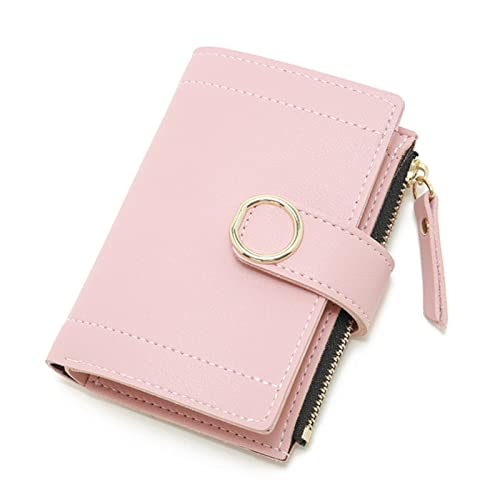 jonam Geldbörse für Damen Women Wallets Small r Purse Brand Women Ladies Card Bag Female Purse Money Clip Slim Wallets (Color : Pink) von jonam