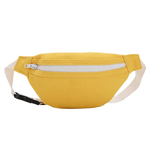 jonam Gürteltasche Freizeit-Gürteltasche, Rückentasche aus Segeltuch, Brusttasche, Reißverschluss(Color:Yellow) von jonam