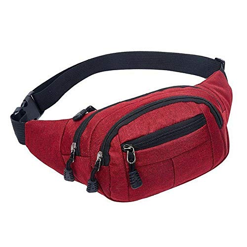 jonam Gürteltasche Männer Frauen Reise-Bum Bag Gürteltasche mit Reißverschluss Outdoor Sports Bag Pouch(Color:1) von jonam