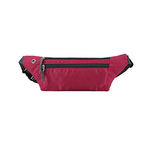 jonam Gürteltasche Mode Taille Tasche Casual Crossbody Brusttasche Handytasche Einstellbare Taille Tasche Hüfte Taille Tasche(Color:Pink) von jonam