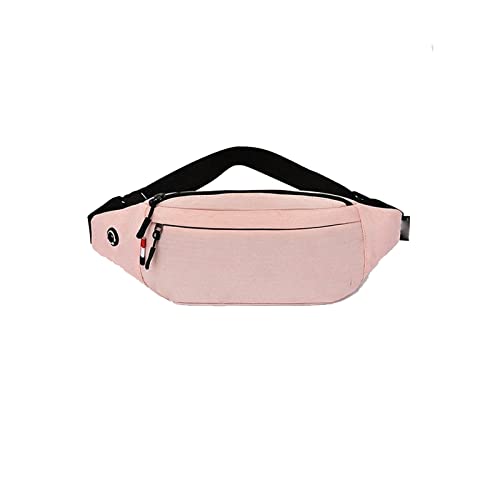jonam Gürteltasche Nylon Taille Tasche Umhängetasche Multifunktionale Taille Brusttasche Casual Travel Damen Messenger Bag(Color:Pink) von jonam