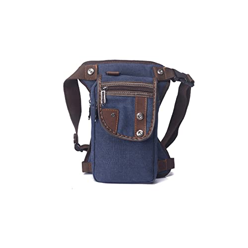 jonam Gürteltasche wasserdichte Nylon-Taille-Tasche beiläufige multifunktionale Herrenbeinbeutel-Taille-Tasche Hüfttasche(Color:Blue) von jonam