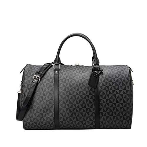 jonam Herrentasche Men Large Capacity Tote Bag Fashion Short Distance Sports Bag Gym Bag Travel Bag Organizer Designer Suitcase Luggage Bag(Color:Black) von jonam