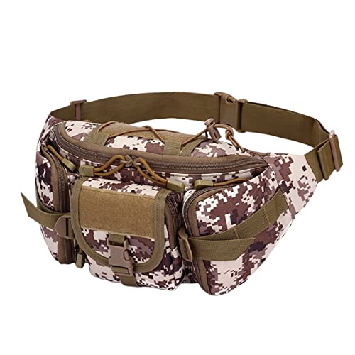 jonam Umhängetaschen für Herren Men's Practical Waist Bag Outdoor Bag Camping Hiking Belt Bag (Color : E) von jonam