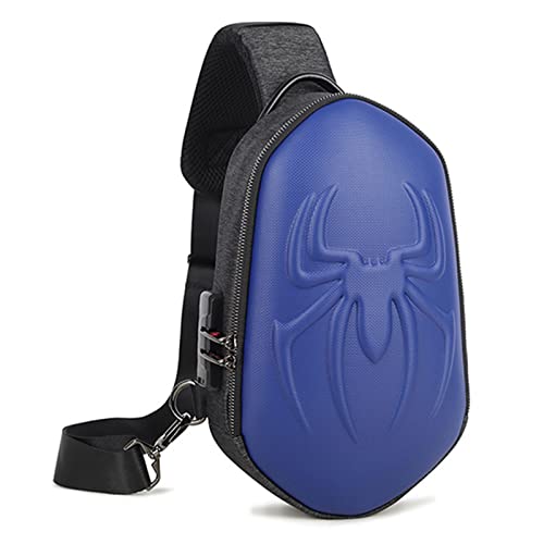 jonam Umhängetaschen für Herren Waterproof Men's Waist Bag Chest Bag Outdoor Sports Cross Bag Leisure Travel Men's Belt Bag Hip Waist Bag (Color : C) von jonam