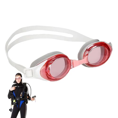 jopiuieo Schwimmbrille für Erwachsene,Schwimmbrille für Herren | Schwimmbrille ohne Auslaufen,Wasserdichte, beschlagfreie, UV-beständige, auslaufsichere Schwimmbrille für Erwachsene mit klarer Sicht von jopiuieo