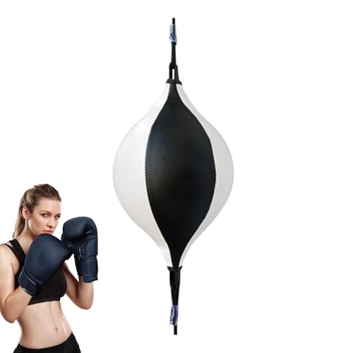 jopiuieo Speedbags für das Boxen,Double-End-Speedbag | Gymnastik-Box-Trainingsball,Aufhängbarer Double-End-Punch-Speedball für Reaktions-, Beweglichkeits- und Hand-Auge-Koordinationstraining von jopiuieo