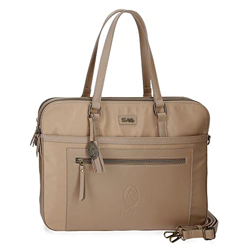 Die Wolle Melkhalter, 15,6 Zoll, Beige, 40 x 30 x 5 cm, Polyester und PU, beige, Laptoptasche Die Wolle Melkhalter, 15,6 Zoll, Beige, 40 x 30 x 5 cm, Polyester und PU, beige, Laptoptasche von El Potro