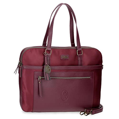 Die Wolle Melkhalter 15,6 Zoll, rot, 40 x 30 x 5 cm, Polyester und PU, rot, Laptoptasche Die Wolle Melkhalter 15,6 Zoll, rot, 40 x 30 x 5 cm, Polyester und PU, rot, Laptoptasche von El Potro