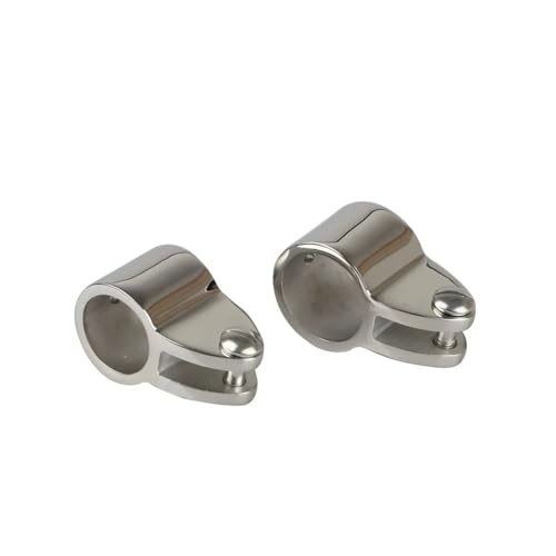 kPAnUHZ 2PCS 7/8 Zoll 1 Zoll Edelstahl 316 Backen Schiebekappe Geländer Fitting Spiegelpolitur Kompatibel mit Marine Boot Hardware(22MM) von kPAnUHZ