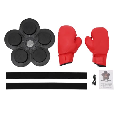 Boxen Training Wall Target Musik Boxen Maschine Wall Mount Bluetooth mit Boxhandschuhen für Heimübungen Boxtraining Stressabbau von kangten