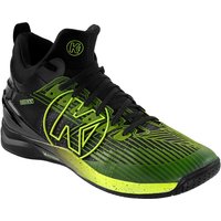 Kempa Attack Mid Handballschuhe Herren schwarz/fluo gelb 47 von kempa