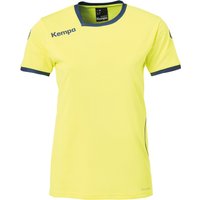 Kempa CURVE TRIKOT WOMEN fluo gelb/deep blau XL von kempa