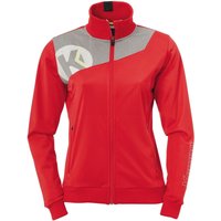 Kempa Core 2.0 Polyesterjacke Damen rot/dark grau melange XL von kempa