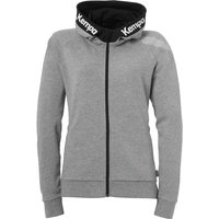 Kempa Core 26 Kapuzenjacke Damen 213 - dark grau melange S von kempa