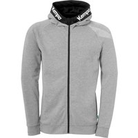 Kempa Core 26 Kapuzenjacke Herren 213 - dark grau melange 4XL von kempa