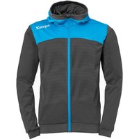 Kempa Emotion 2.0 Hood Jacke anthrazit/kempablau S Kempa Emotion 2.0 Hood Jacke anthrazit/kempablau S von kempa