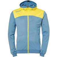 Kempa Emotion 2.0 Hood Jacke dove blau/limonengelb 128 von kempa