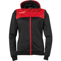 Kempa Emotion 2.0 Kapuzenjacke Damen schwarz/rot/gelb XXL von kempa