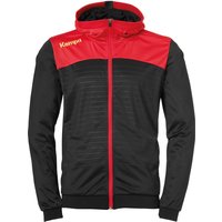 Kempa Emotion 2.0 Kapuzenjacke schwarz/rot/gelb L von kempa