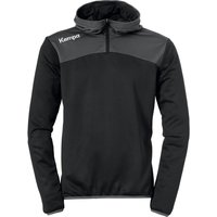 Kempa Emotion 2.0 1/4-Zip Hoodie schwarz/anthrazit XXL von kempa