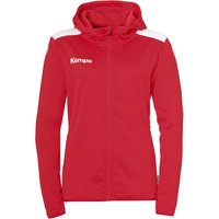Kempa Emotion 27 Trainingsjacke mit Kapuze Damen rot/weiß S von kempa