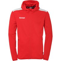Kempa Emotion 27 Trainingsjacke mit Kapuze Herren rot/weiß 4XL von kempa