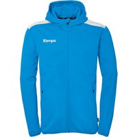 Kempa Emotion 27 Trainingsjacke mit Kapuze Kinder kempablau/weiß 128 von kempa