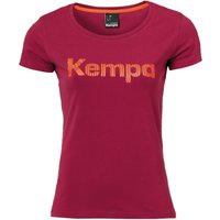 Kempa Graphic T-Shirt Damen deep rot 128 von kempa