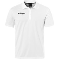 Kempa POLY Poloshirt Kinder weiß 128 von kempa