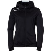 Kempa Player Kapuzenjacke Damen schwarz/weiß S von kempa