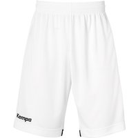 Kempa Player Long Basketballshorts Kinder weiß/schwarz 152 von kempa