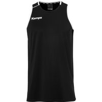 Kempa Player Tanktop Basketballtrikot Kinder schwarz/weiß 116 von kempa