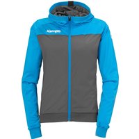 Kempa Prime Multi Trainingsjacke mit Kapuze Damen anthrazit/kempablau S Kempa Prime Multi Trainingsjacke mit Kapuze Damen anthrazit/kempablau S von kempa