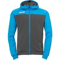 Kempa Prime Multi Trainingsjacke mit Kapuze anthrazit/kempablau M Kempa Prime Multi Trainingsjacke mit Kapuze anthrazit/kempablau M von kempa