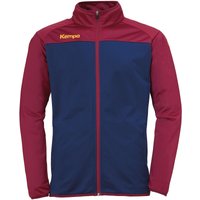 Kempa Prime Poly Trainingsjacke deep blau/deep rot S von kempa