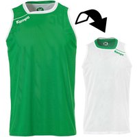 Kempa Reversible Tanktop Basketballtrikot Kinder grün/weiß 152 von kempa