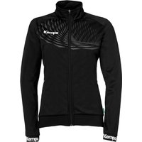 Kempa Wave 26 Poly Trainingsjacke Damen 222 - schwarz/anthra L von kempa