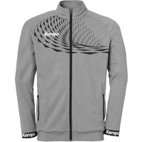 Kempa Wave 26 Poly Trainingsjacke Herren 213 - dark grau melange/anthra M von kempa