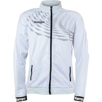 Kempa Wave 26 Trainingsjacke Kinder weiß/grau 140 von kempa