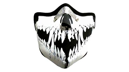 kenai dark Motorrad Neopren Maske white Vampir mit Feinstaubfilter, Biker Mask white vampire, Winddicht Staubdicht kenai dark Motorrad Neopren Maske white Vampir mit Feinstaubfilter, Biker Mask white vampire, Winddicht Staubdicht von kenai dark
