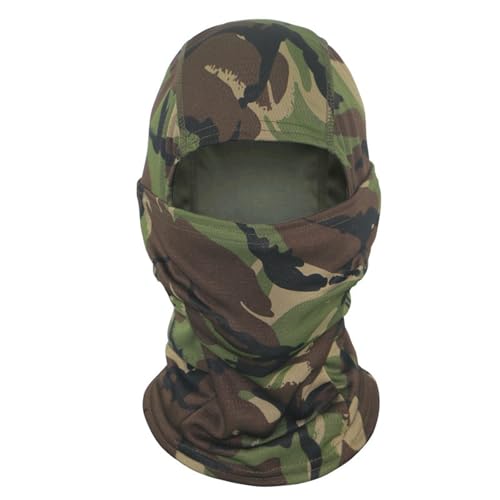 Camouflage-Muster und Samt-Kopfbedeckung für Skifahren, Freizeit, Sport, Radfahren, Helm, Innenfutter-Amerikanisches Grün (Vogelaugen-Tuch) von keynoyin