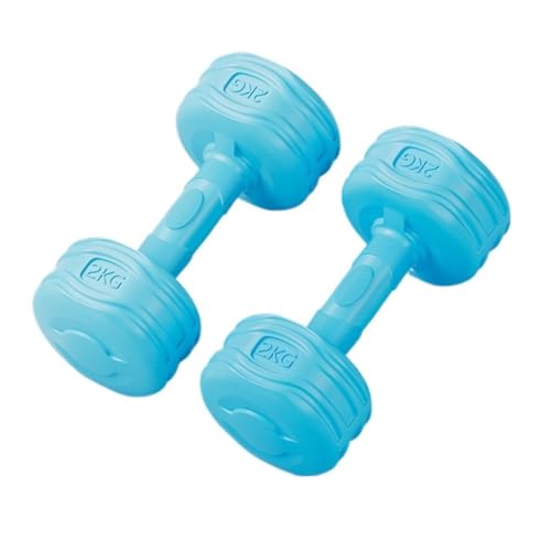 Hantel Hanteln Frauen Fitness Home Trainingsgeräte Arm Muskeltraining Gummi Kleine Hanteln Übung Solide Dumbell(Blue,3kg) von kfzhenqi