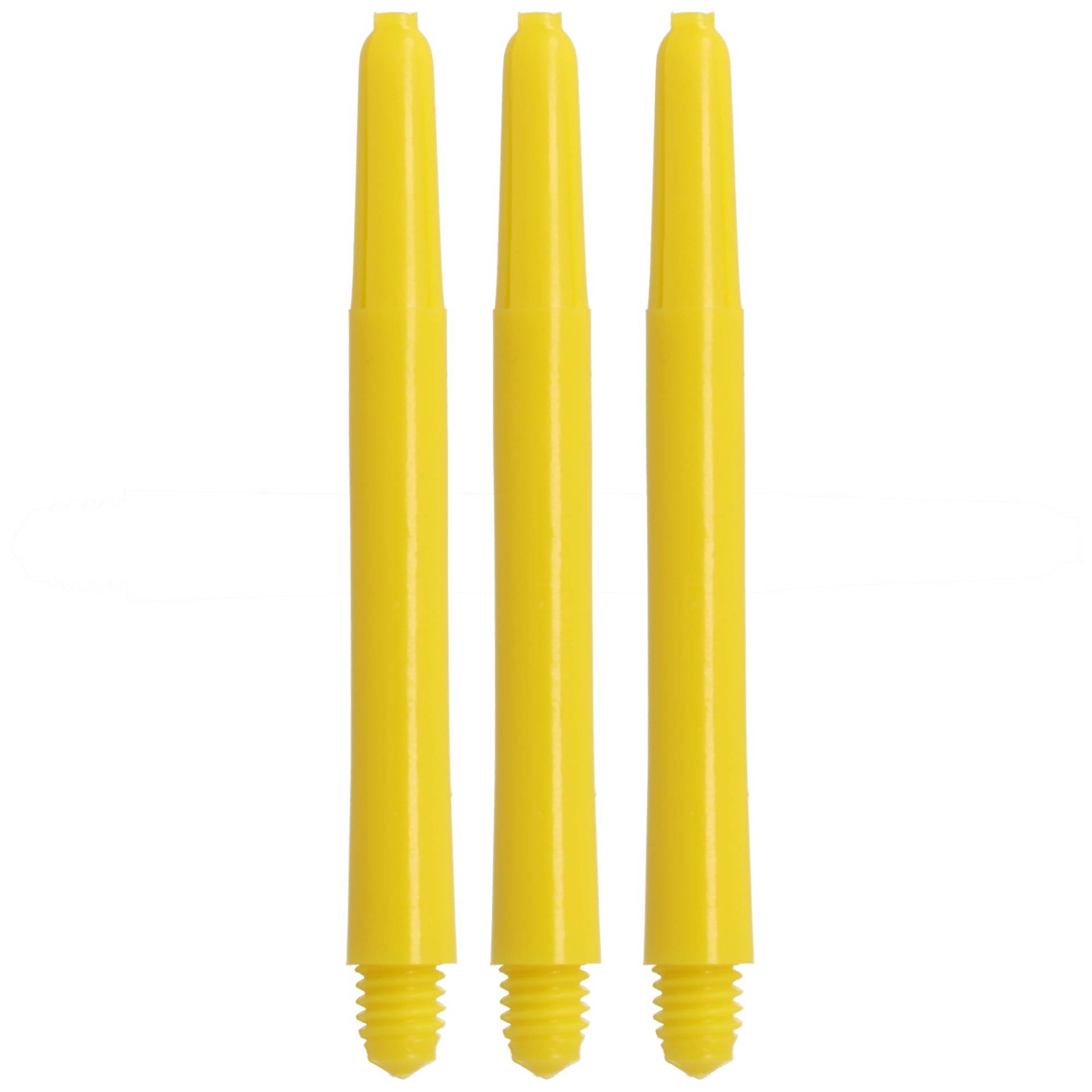 Dartschaft gelb, 548mm, 2BA, 3 Stück von kilo80