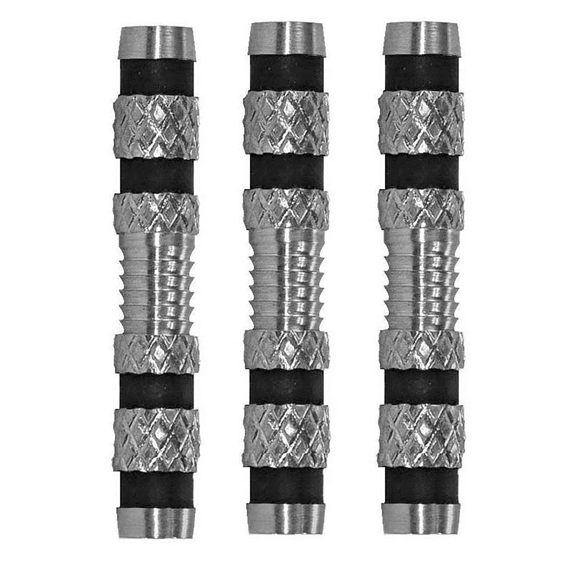 Softdart Barrel silber, schwarz 85% Tungsten, 43mm, 18 Gramm Softdart Barrel silber, schwarz 85% Tungsten, 43mm, 18 Gramm von kilo80