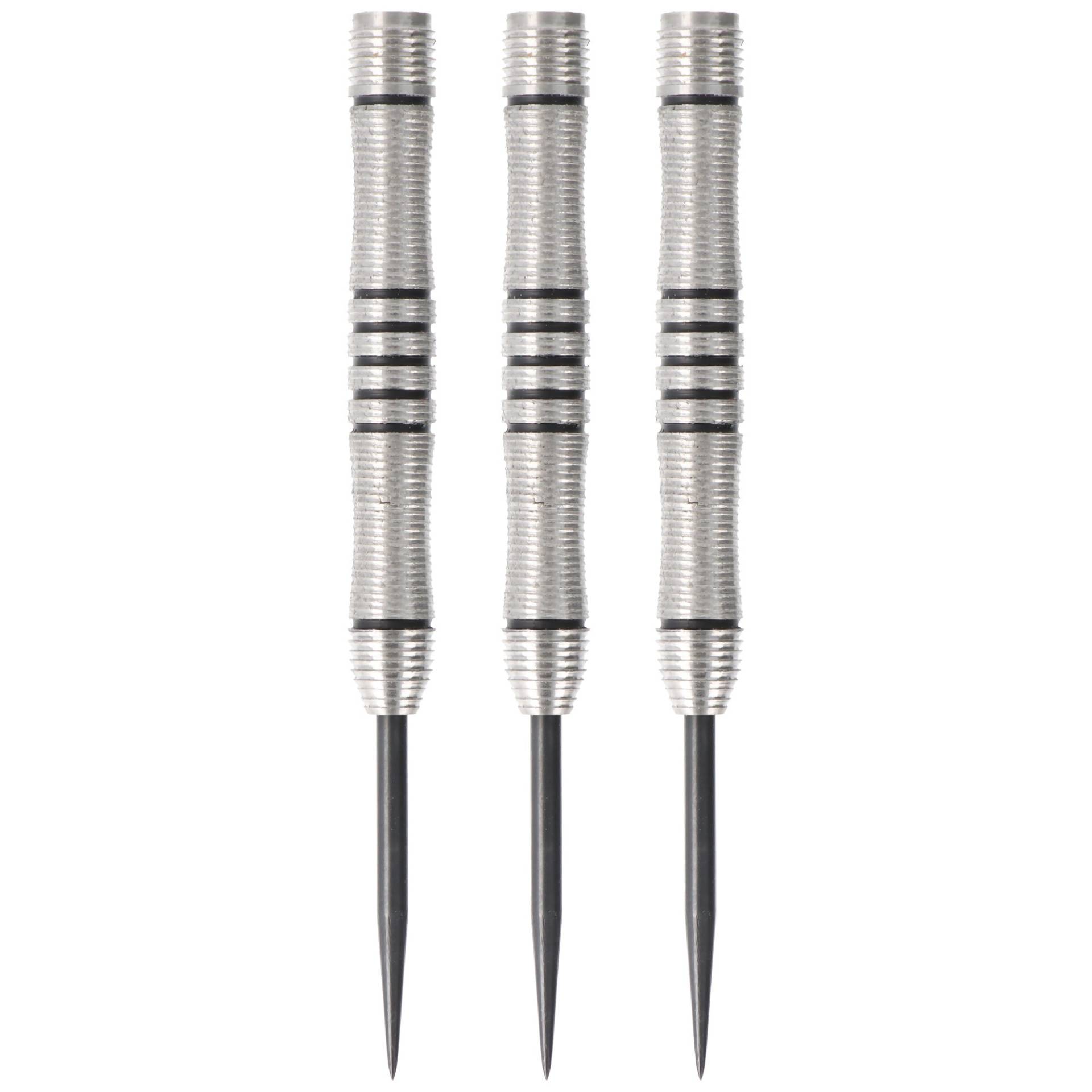 Steeldart Barrel silber schwarz mit 2 Mulden, 90% Tungsten, 24gr Steeldart Barrel silber schwarz mit 2 Mulden, 90% Tungsten, 24gr von kilo80