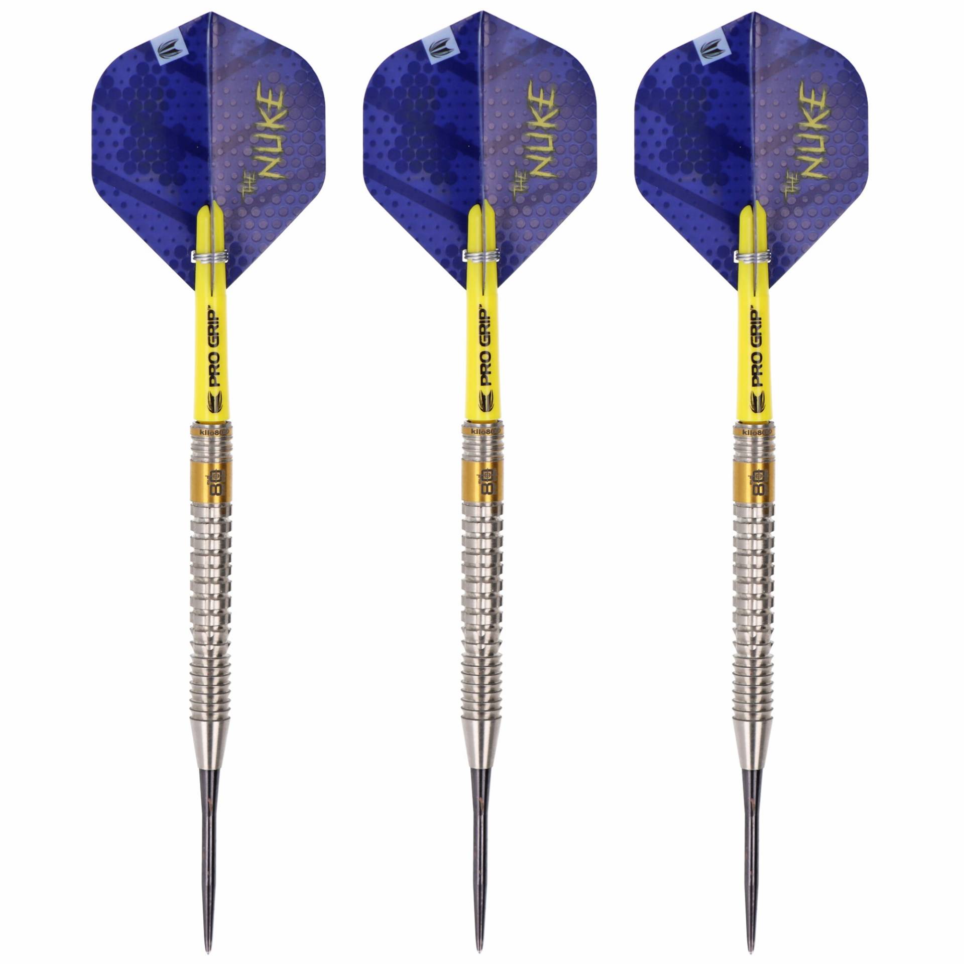 Steeldart Silber PVD Gold mit Luke Littler Dartflight, 22gr Steeldart Silber PVD Gold mit Luke Littler Dartflight, 22gr von kilo80